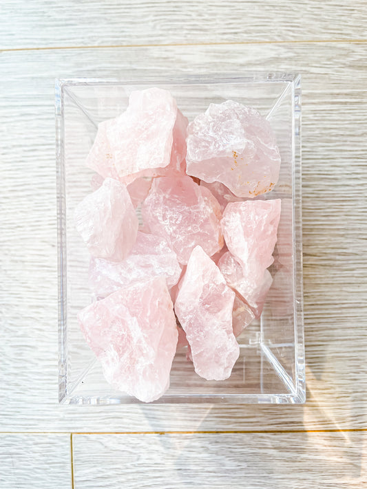 Raw Rose Quartz