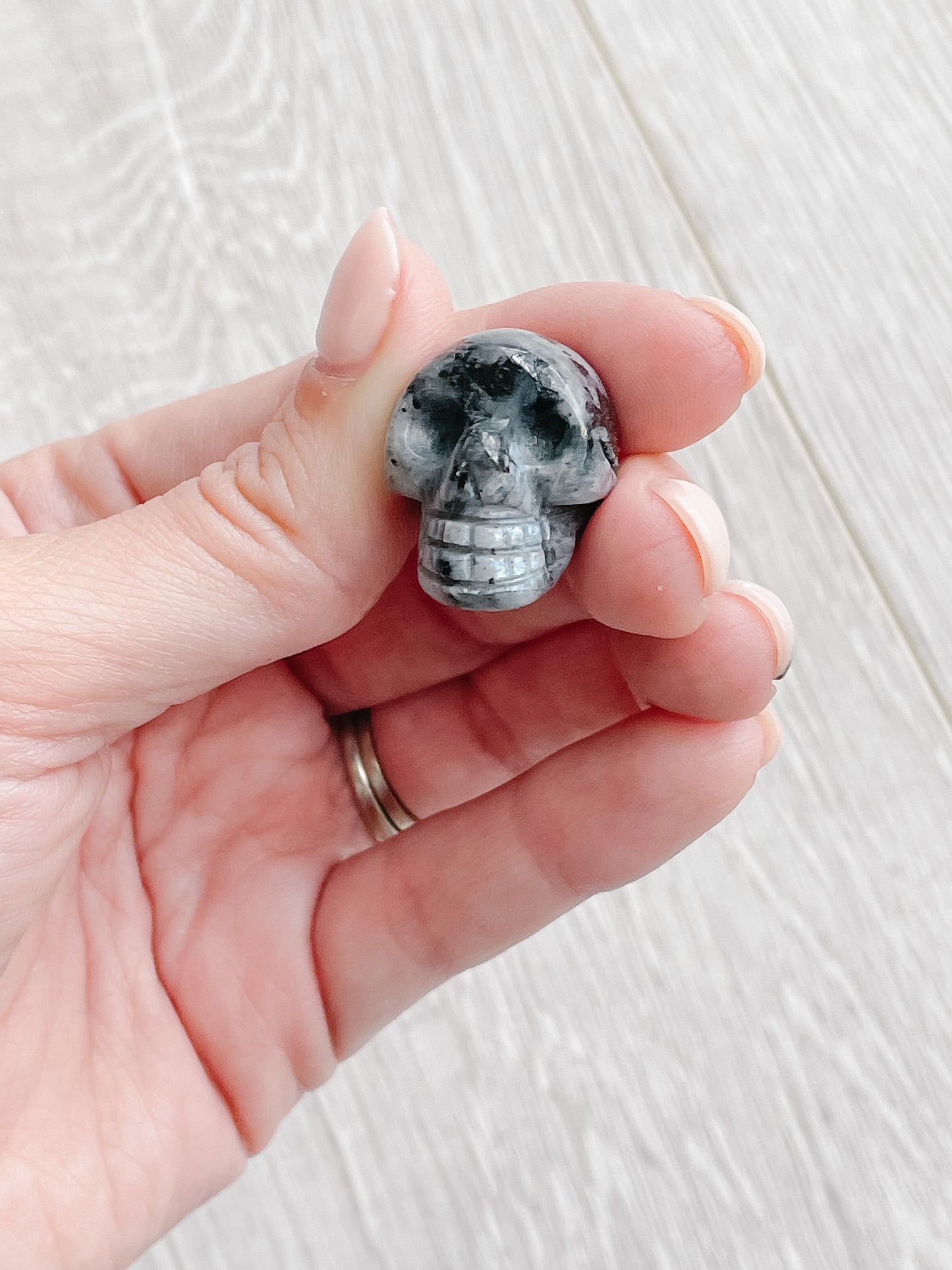 Labradorite Mini Skull