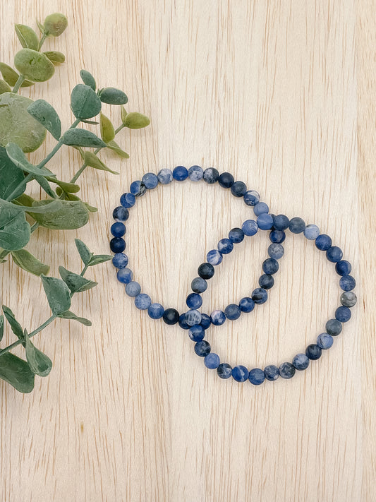 Matte Sodalite Bracelet