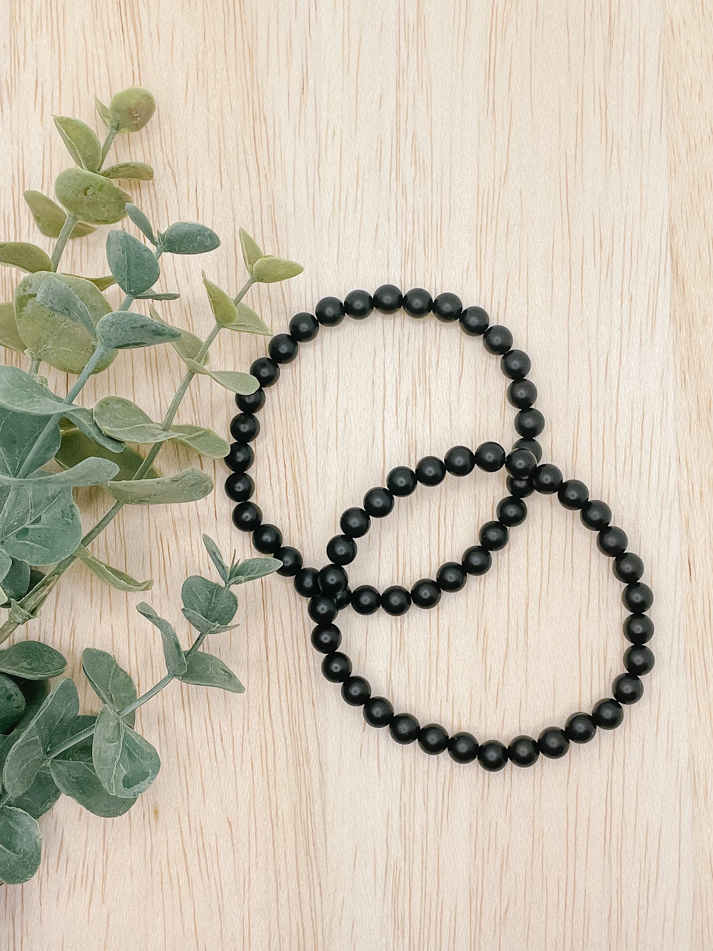 Frosted Black Onyx Bracelet